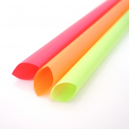 D:12mm Plastic Piercing Straw (L:21cm) - D:12mm Plastic Piercing Straw